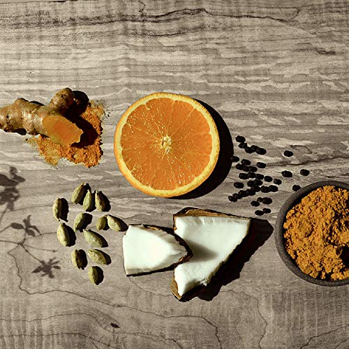 SAKU Tea, Golden Orange Turmeric Latte Blend, Super Food Latte, 3oz Bag