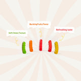 Fun Fruit Bites Gummy Worm Cup (Halal) (Pack 6)