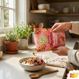 Granola Cranberry Almond - 8oz Bags - Pack of 3 - Organic Granola Cereal Granola Mix - Granola for Yogurt Vegan Dessert Lactose Free Snack