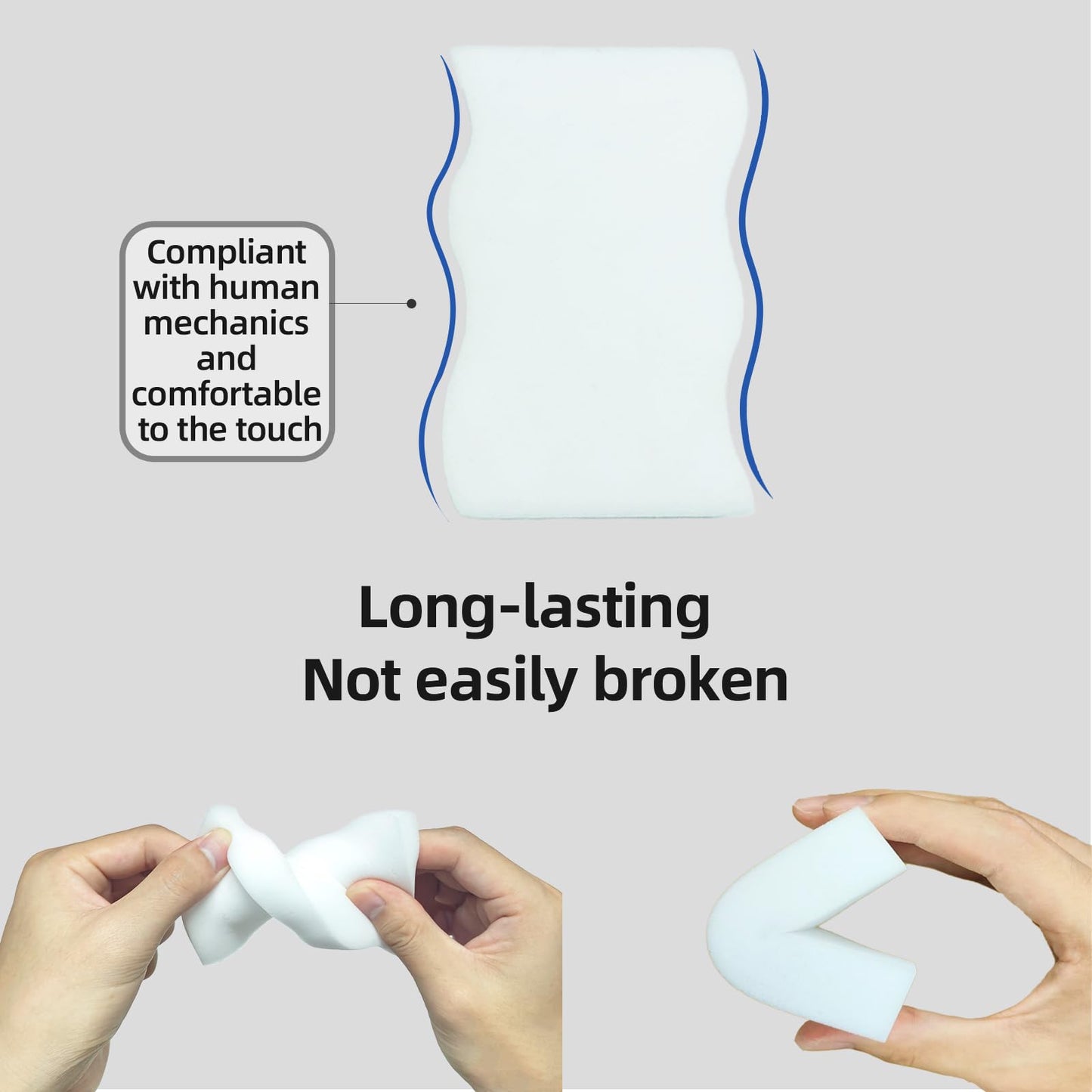 Foamworld 70 Pack Magic Sponges Eraser, 2X Density Melamine Sponge, Extra Large Long Lasting Household Kitchen Cleaning Sponge for Dishes, Bathroom