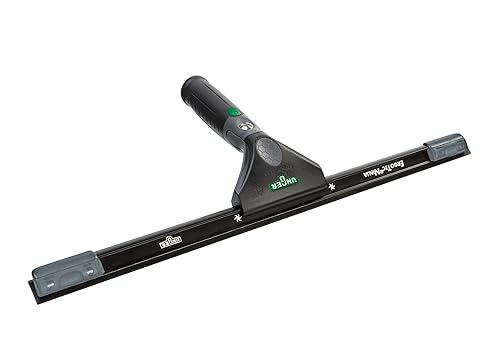 Unger Commercial Ergotec Ninja Squeegee with Channel and Rubber (Case of 5) - Professional Grade, Lightweight, Durable 18'' Squeegee for Window