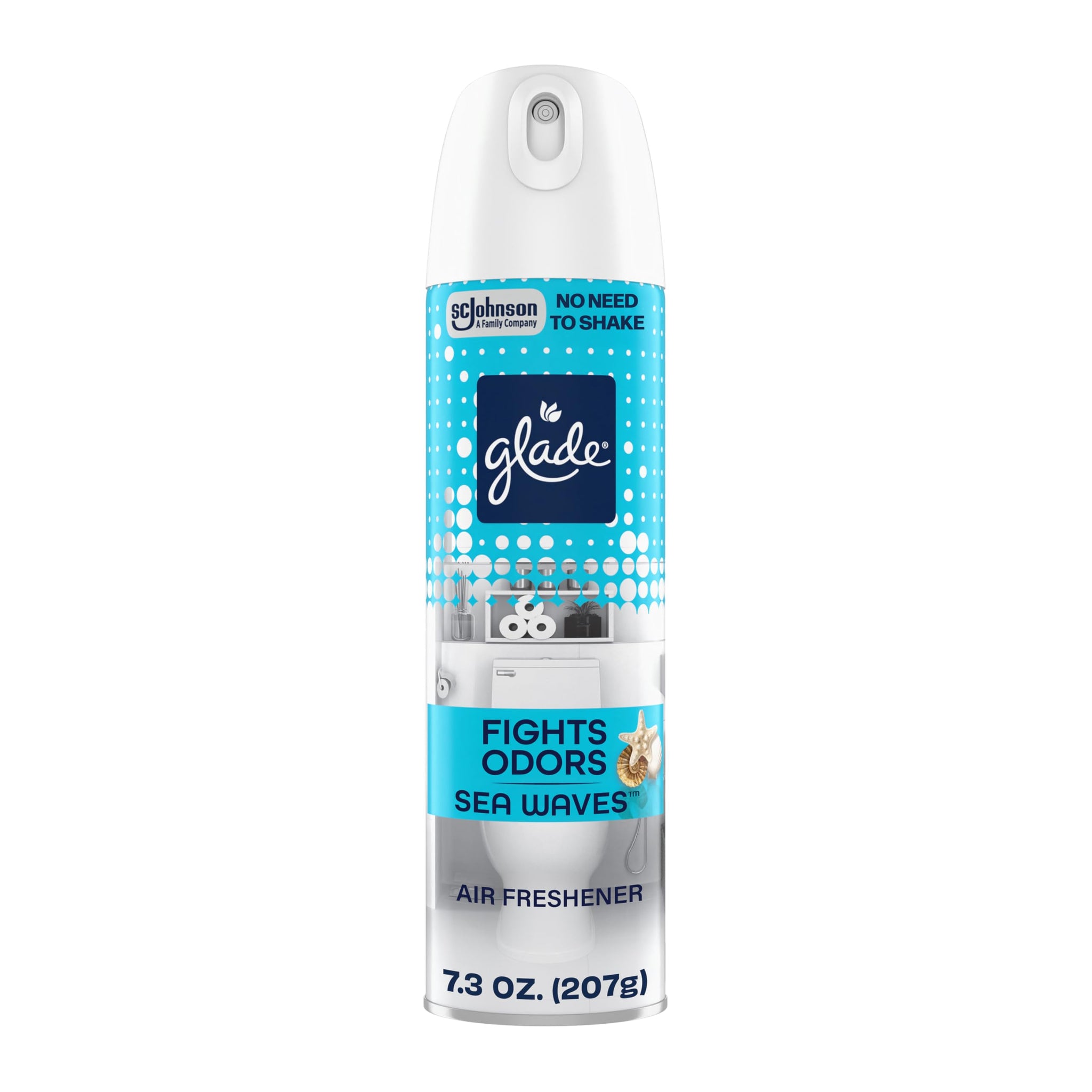 Glade Odor Fighting Soft Mist Air Freshener Room Spray, Sea Waves, 7.3oz., 1 count