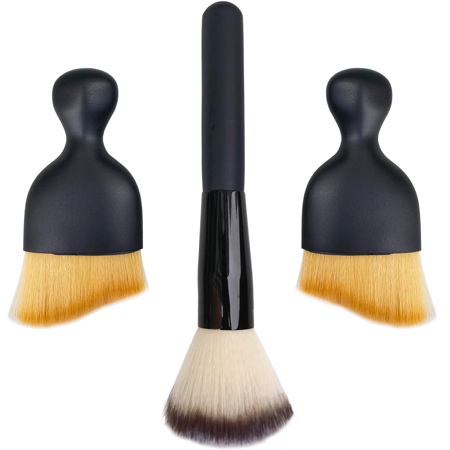 3 Pack Exquisite Microfiber Duster Brushes, Feather Duster,Car Interior Cleaning Brush - Cleaning Tool Efficient Dust Removal for Car Interior