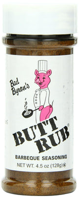 Bad Byron’s Butt Rub Barbeque Seasoning - 4.5 oz Shaker | Award-Winning All-Purpose Dry Rub for Pork, Chicken, Beef, Seafood & Vegetables |