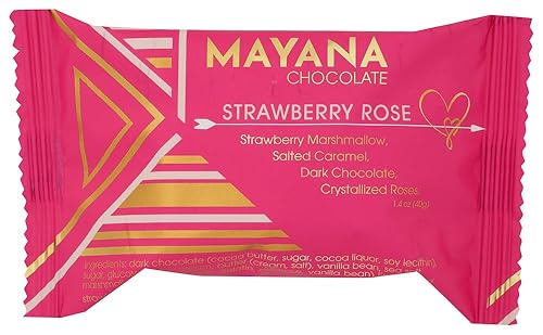 Strawberry Rose Mini Chocolate Bar
