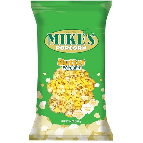 Mike's Popcorn Butter Popcorn, 14 Ounce
