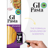GI Pasta Spaghetti, 8.8 oz | Low Glycemic, Classic Italian-Style Long Dry Pasta for Traditional Recipes and Everyday Cooking