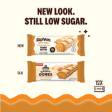 Crispy Dunes Peanut Butter Wafer Sticks - Low-Calorie Snack with Peanut Butter Cream Filling, 80 Calories, Non-GMO, Prebiotic Fiber - 12 Pack