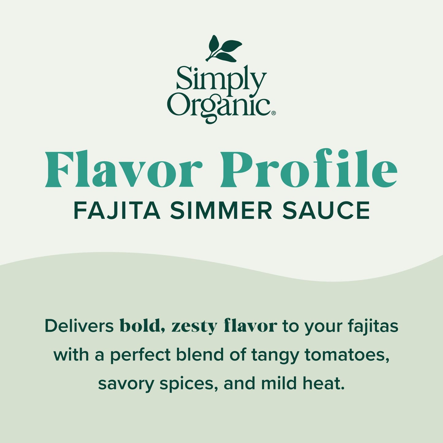 Simply Organic Classic Fajita Simmer Sauce, 8 Ounce Pouch, Great for Beef or Chicken Tacos, Smoky Chili Heat (Pack of 6)
