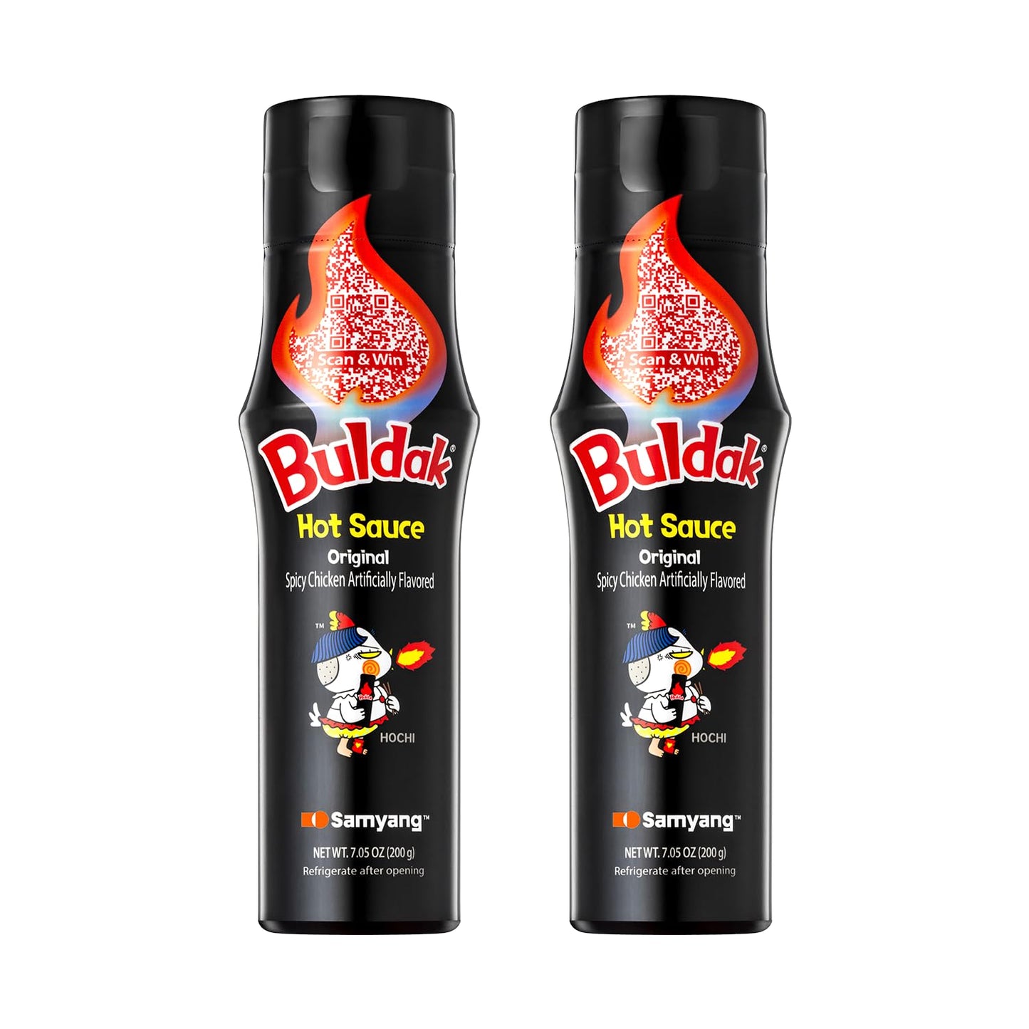 Samyang Buldak Korean Spicy Hot Chicken Sauce Original Flavor Authentic Korean Sauce for Ramen Noodles Rice and Cooking 5.57 fl oz (Pack of 2)