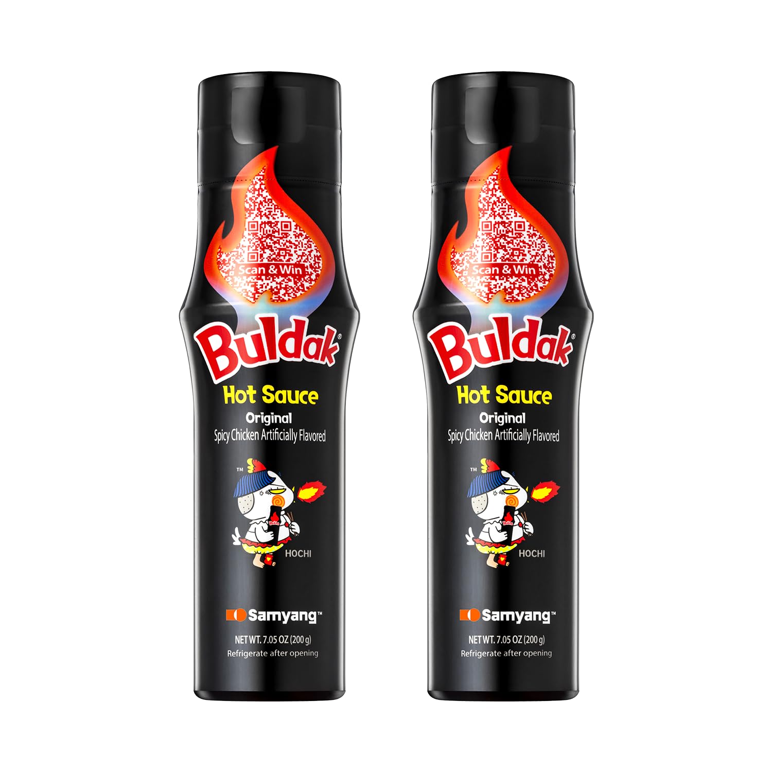 Samyang Buldak Korean Spicy Hot Chicken Sauce Original Flavor Authentic Korean Sauce for Ramen Noodles Rice and Cooking 5.57 fl oz (Pack of 2)