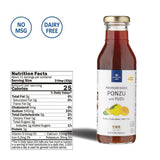 [KUZE FUKU & SONS] Premium Dashi Ponzu with Yuzu, Refreshing Japanese Dashi Ponzu Marinade and Dipping Sauce with Yuzu (11.8 Fl. Oz/348.96 ml)