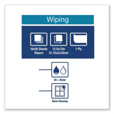 Tork 192136 Heavy-Duty Single-Ply 1/4-Fold Paper Wipers, White