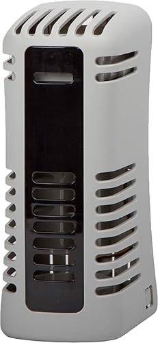 San Jamar WF107801204 Arriba Commercial Twist Fan Air Freshener Dispenser, 6.95" X 3" X 3.47", Grey