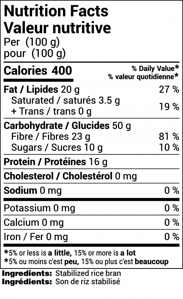 RICE BRAN - STABILIZED- 22lb