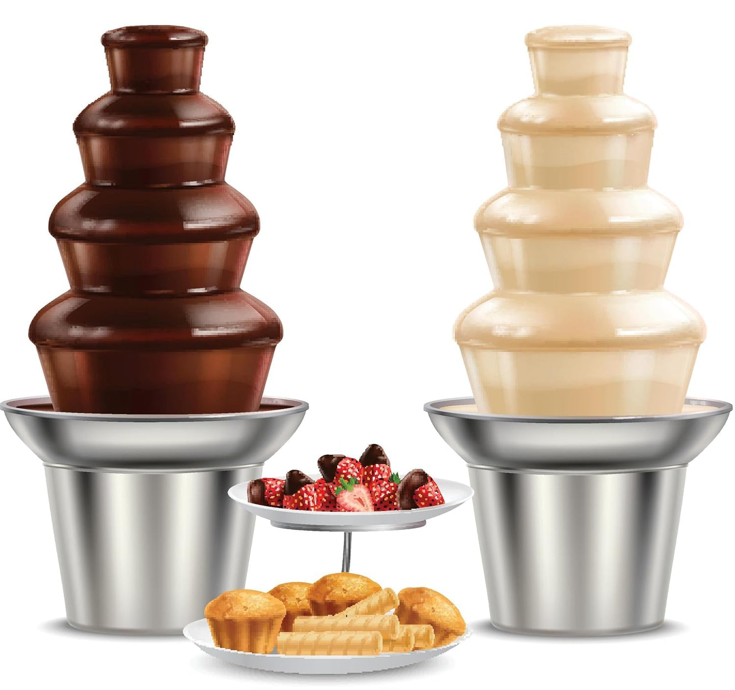 Oasis Supply Merckens White Chocolate Melting Wafers - Original White Candy Coating for Baking, Molding, Dipping, Drizzling & Candy Making - No