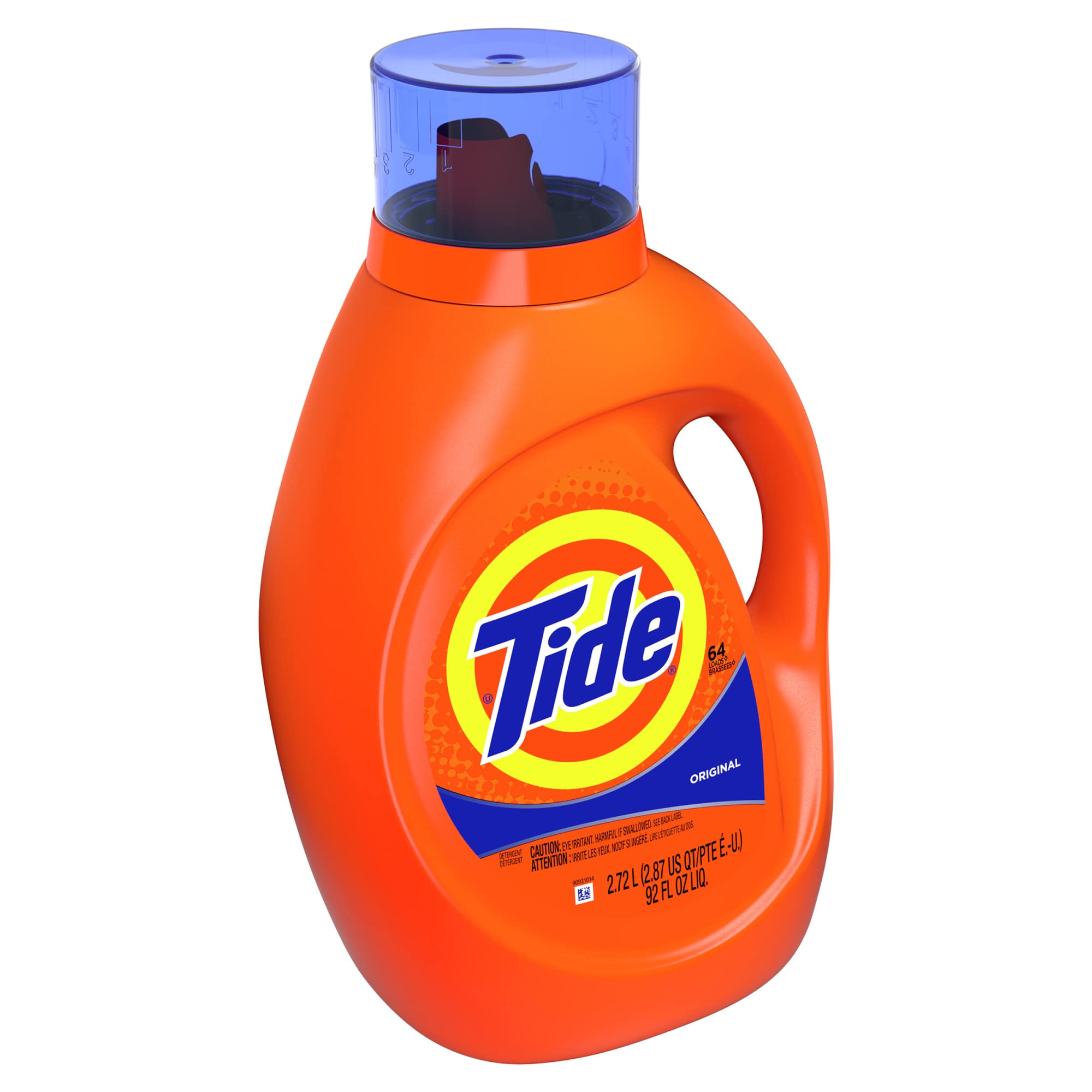 Tide Liquid Laundry Detergent, Original, 64 Loads ,92 Fl Oz, (Pack of 1)