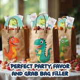 24 Pack of Dinosaur Candy - Baby Dinosaur Eggs Mini Fruit Chews for Dinosaur Party, Dino Party Favors, Candy for Party Bags [Pack Of 24 X0.35oz/10g