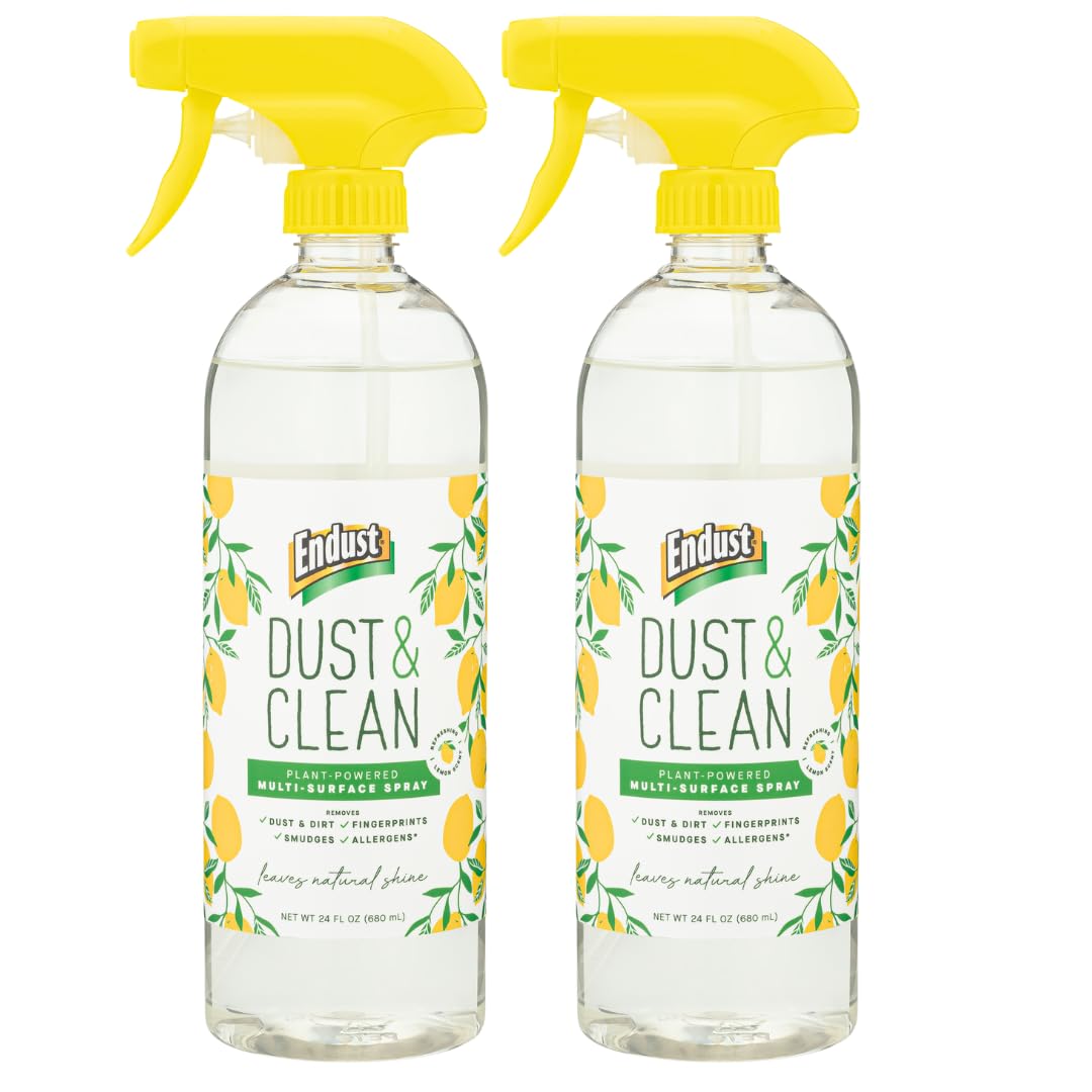 Endust Plant-based Multi-surface Dusting & Cleaning Spray, 24 Fl Oz (Pack of 2)