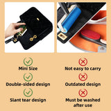 Double Sided Travel Portable Lint Roller, Reusable Mini Super Sticky Dog and Cat Pet Hair Remover for Clothes Bags Car Lint Roller with 3