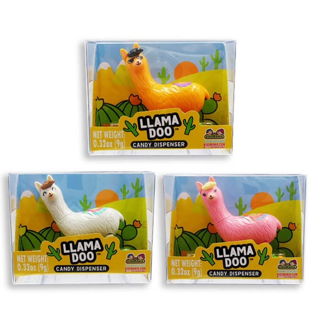 Llama Doo Mini Candy Dispenser 0.32 oz.- Case of 12