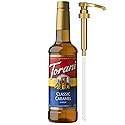 Torani Coffee Syrup, Classic Caramel Flavored Syrup for Drinks, Pump Included, 25.4 Fl Oz