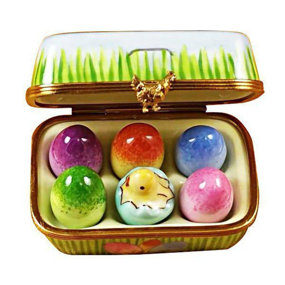 LIMOGES BOUTIQUE Easter Egg w Eggs
