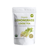 Iyasa Holistics Organic Lemongrass 4 oz - USDA Certified Lemongrass Tea Loose Leaf Cuts, Caffeine Free Tea - East Indian Malabar Grass For Cooking