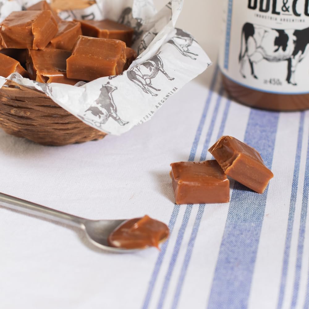 Dulce de Leche & CO. Dulce de Leche Argentina Premium Chewable Candies.- Caramel Milk Toffee - DDL&CO 120gr