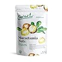 Food to Live Macadamia Nut Halves & Pieces, 1 Pound - Raw, Shelled, Unsalted, Kosher, Vegan, Bulk. Keto Snack. Good Source of Healthy Fats. Great