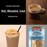 Caffe D'Vita Vanilla Macchiato - 100% Arabica Coffee Latte Mix, Instant Cappuccino Mix, Gluten Free, No Cholesterol, No Hydrogenated Oils, No Trans