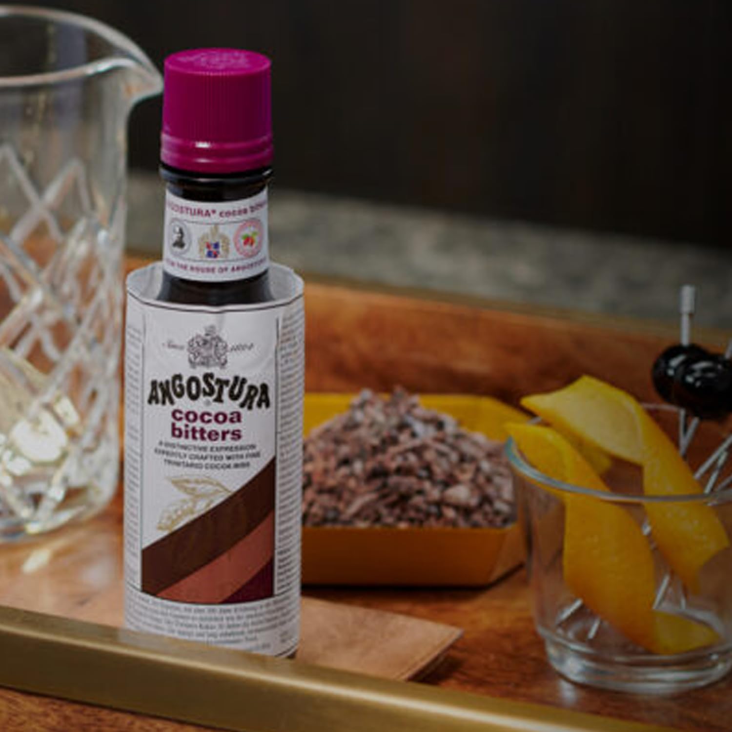 Angostura Cocoa Bitters - 4 FL OZ, Premium Cocktail Bitters for Home and Professional Mixologists, Kosher Certified, Sodium-Free Flavor Enhancer | 2