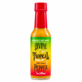 Divine Pepper Tropical Hot Sauce - Mango Habanero Pepper - Medium to Hot Heat - Small Batch Gourmet Sauce - Sweet & Spicy Flavor - Perfect for Meats
