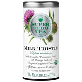 The Republic of Tea - Organic Milk Thistle SuperHerb Tea Tin, 36 Herbal Tea Bags, Naturally Caffeine-Free