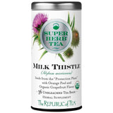 The Republic of Tea - Organic Milk Thistle SuperHerb Tea Tin, 36 Herbal Tea Bags, Naturally Caffeine-Free