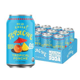 De La Calle Tepache - Tropical Ponche - Modern Mexican Soda - Craft Fermented Pineapple Sparkling Beverage - Certified Organic, Non-Alcoholic, Healthy
