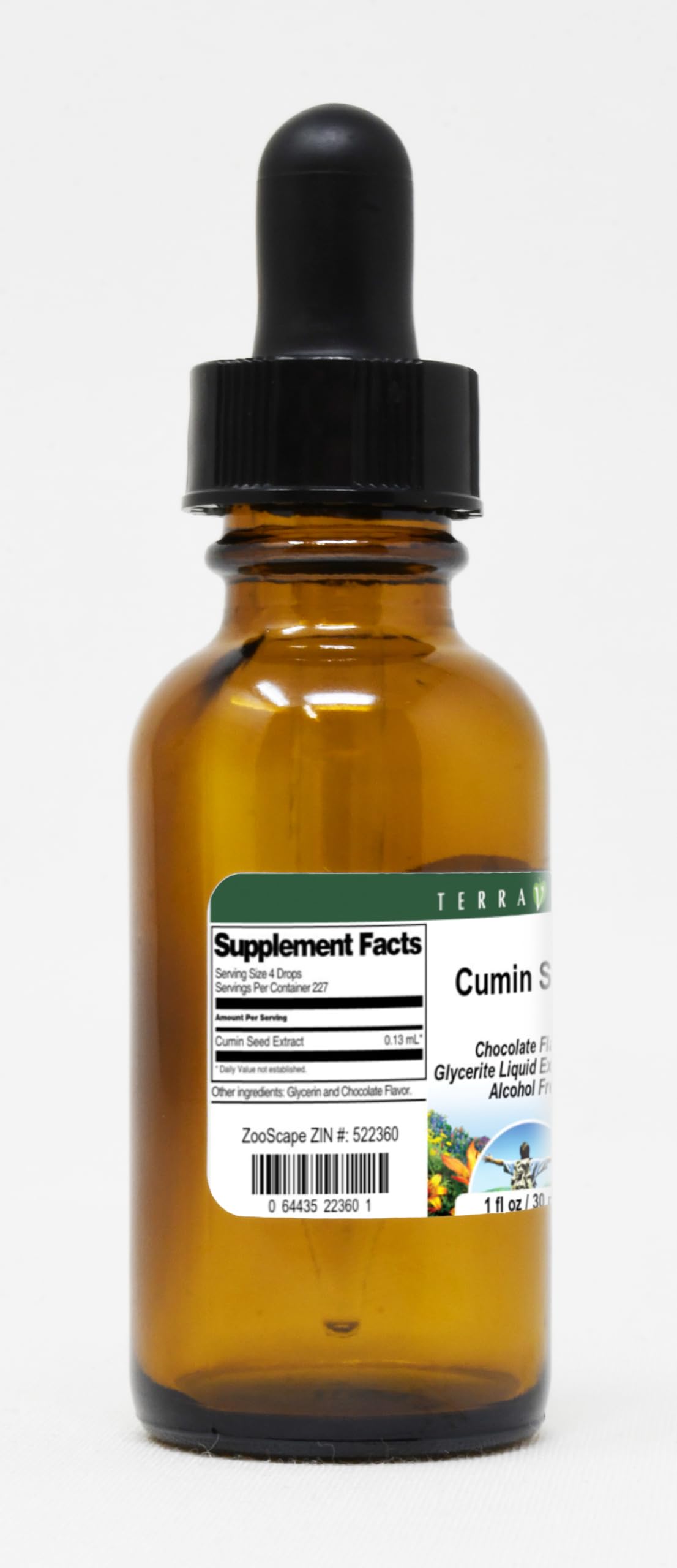 Cumin Seed Glycerite Liquid Extract (1:5) - Chocolate Flavored (1 oz, ZIN: 522360) - 3 Pack