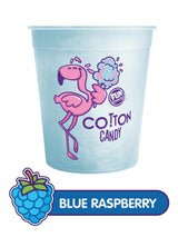 Fun Sweets Blue Cotton Candy 6-Pack - Blue Raspberry Flavor (1.5 oz Tubs) - Bulk Cotton Candy for CandyBuffets, Parties & Gender Reveals