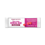 Amazon Grocery, Fruit & Grain Cereal Bars, Raspberry, 1.3 Oz, 8 Ct