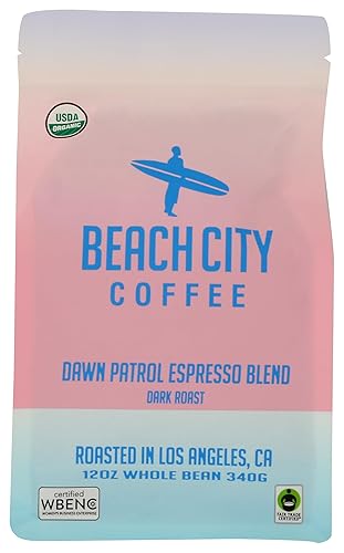 Beach City Coffee Dawn Patrol Whole Bean Coffee, 12 Ounce