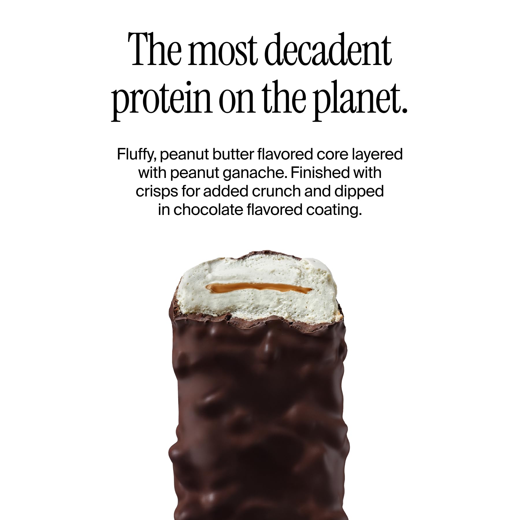 David Bronze High Protein Bars - Peanut Butter Chocolate Crunch Flavor - 0g of Sugar, Low Carb, Gluten Free - 20g of Protein, 150 Calories - On-The-Go
