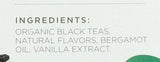 Tazo Tea Black, Organic Earl Grey Blanc, 20 Count