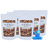 Wicked Mix - Chocolate Snack Mix 7 oz - 6 Pack - with Random Item
