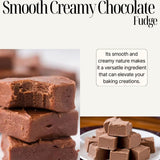8oz. Nuts to You Smooth Creamy Chocolate Kettle Fudge | Fresh Gourmet Candy | Decadent and Delicious Handcrafted Fudge