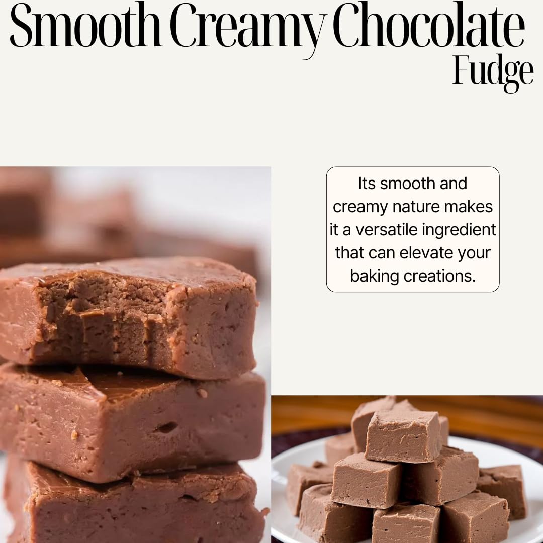 8oz. Nuts to You Smooth Creamy Chocolate Kettle Fudge | Fresh Gourmet Candy | Decadent and Delicious Handcrafted Fudge