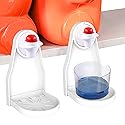 (2 Pack) Laundry Detergent Cup Holder Drip Catcher Organizer Clip Tight on Laundry Bottle Spouts, No More Leaks or Mess with Detergent and Fabric