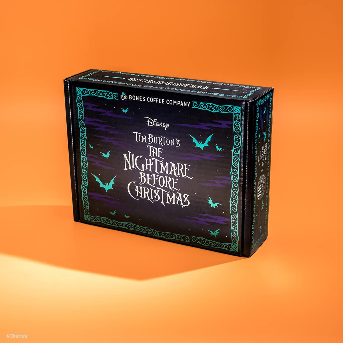 Bones Coffee Company The Nightmare Before Christmas Collector's Box 5 Flavored Coffee Low Acid Medium Roast Arabica Beans Specialty Coffee Gifts