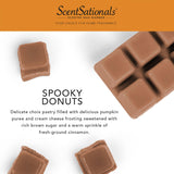ScentSationals Spooky Donuts Scented Wax Melts - Pumpkin, Cream Cheese, & Brown Sugar, 10oz (24 Cubes)