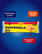 Pozuelo Mantequilla Butter Cookies | Made with Real Butter | Great with Coffee | 11.0 OZ (Pack of 3)