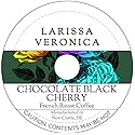 Chocolate Black Cherry French Roast Coffee (Single Serve K-Cup Pods) (Gourmet, Naturally Flavored, Whole Coffee Beans) (12 pods, ZIN: 576471) - 2 Pack